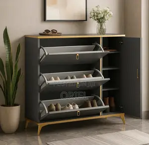 Home Decor; Modular Bucket-Style Shoe Storage Rack