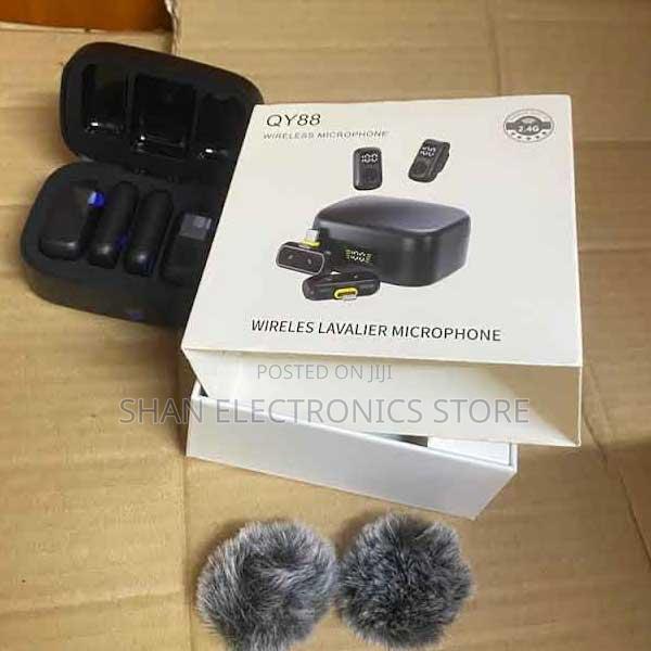 Interview Wireless Microphone Qy88 Magnetic Mic Dual Receiver - main view