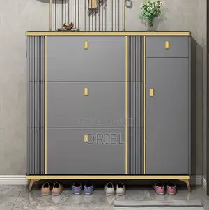 Home Decor; Modular Bucket-Style Shoe Storage Rack