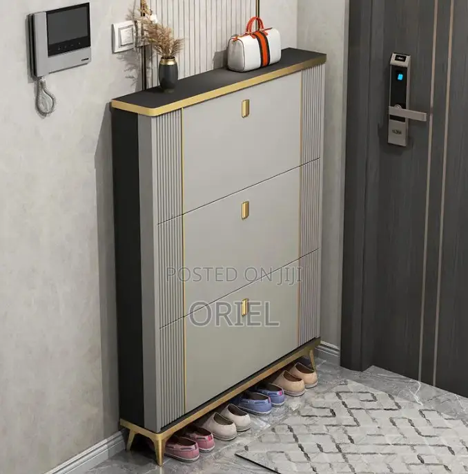 Home Decor; Modular Bucket-Style Shoe Storage Rack
