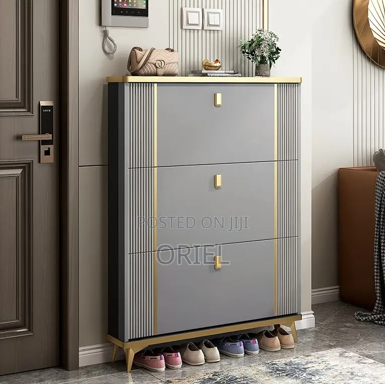 Home Decor; Modular Bucket-Style Shoe Storage Rack