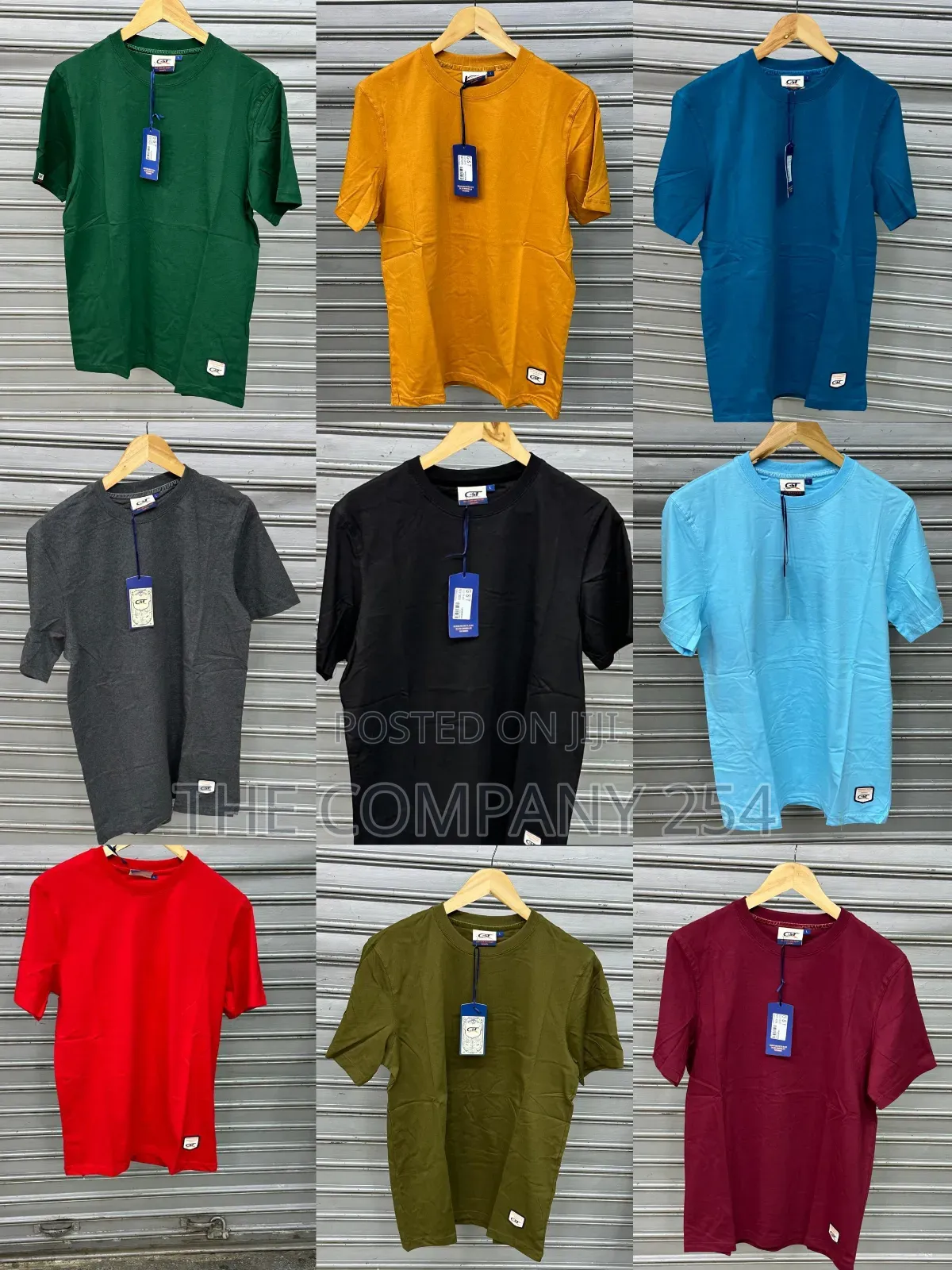 Quality Casual Cotton Short Sleeved Round Neck T Shirt