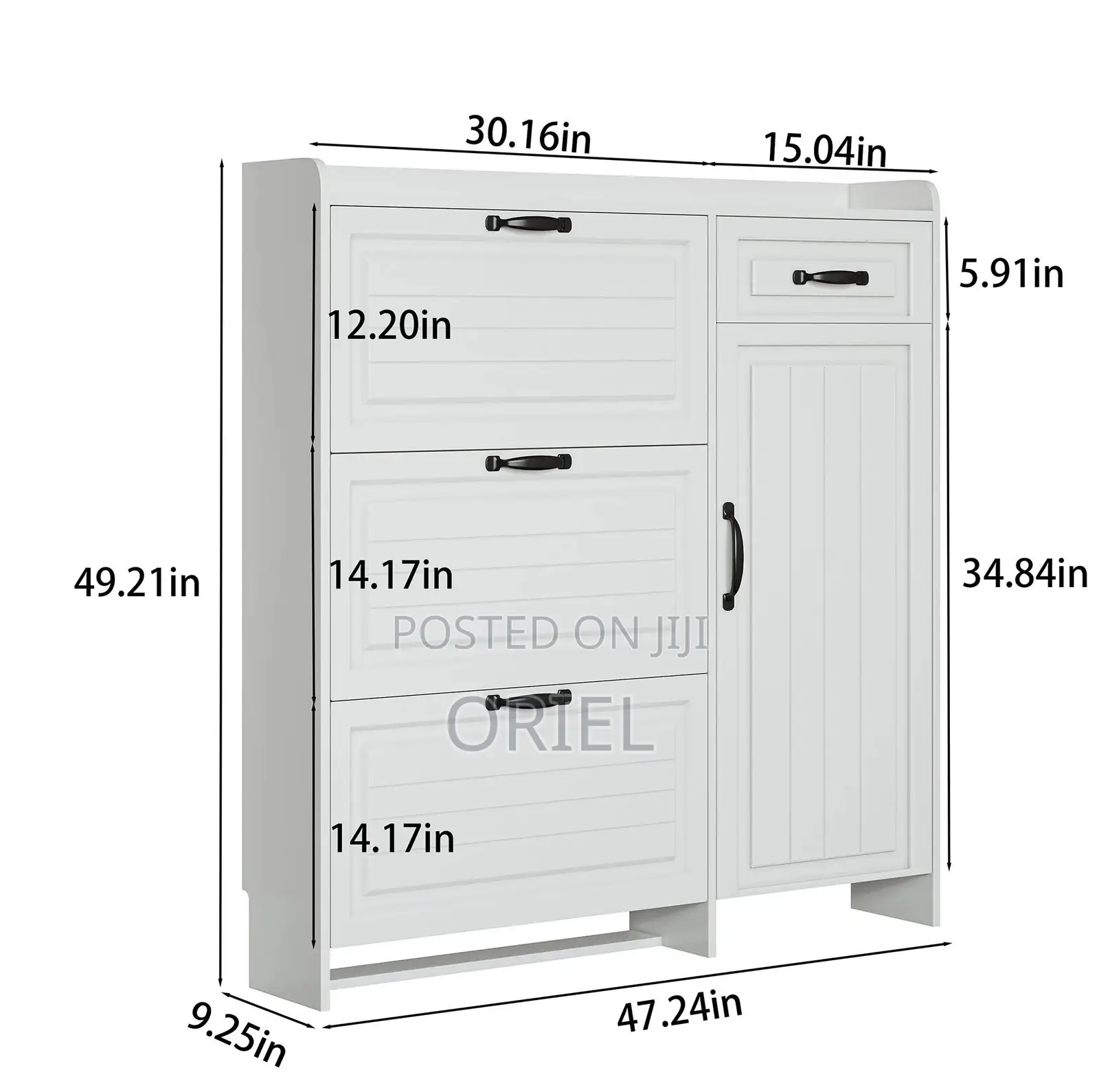 Home Decor; White Contemporary Footwear Storage Rack