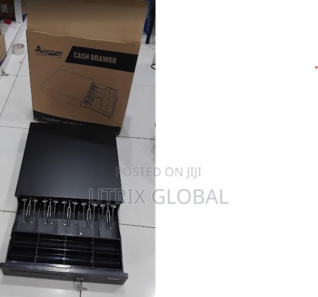Premium Counter Cash Drawer Five Slot Safe Storage