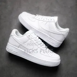 Airforce 1 White Durable Authentic Sneakers
