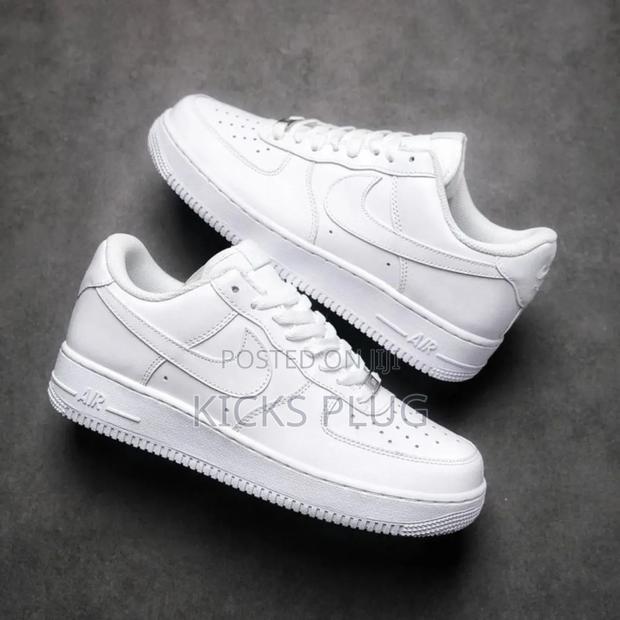 Airforce 1 White Durable Authentic Sneakers