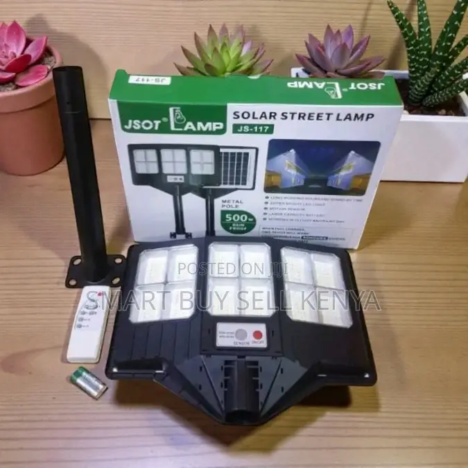 Motion Detection Sensor 500w Watts Solar Street Light Lamp