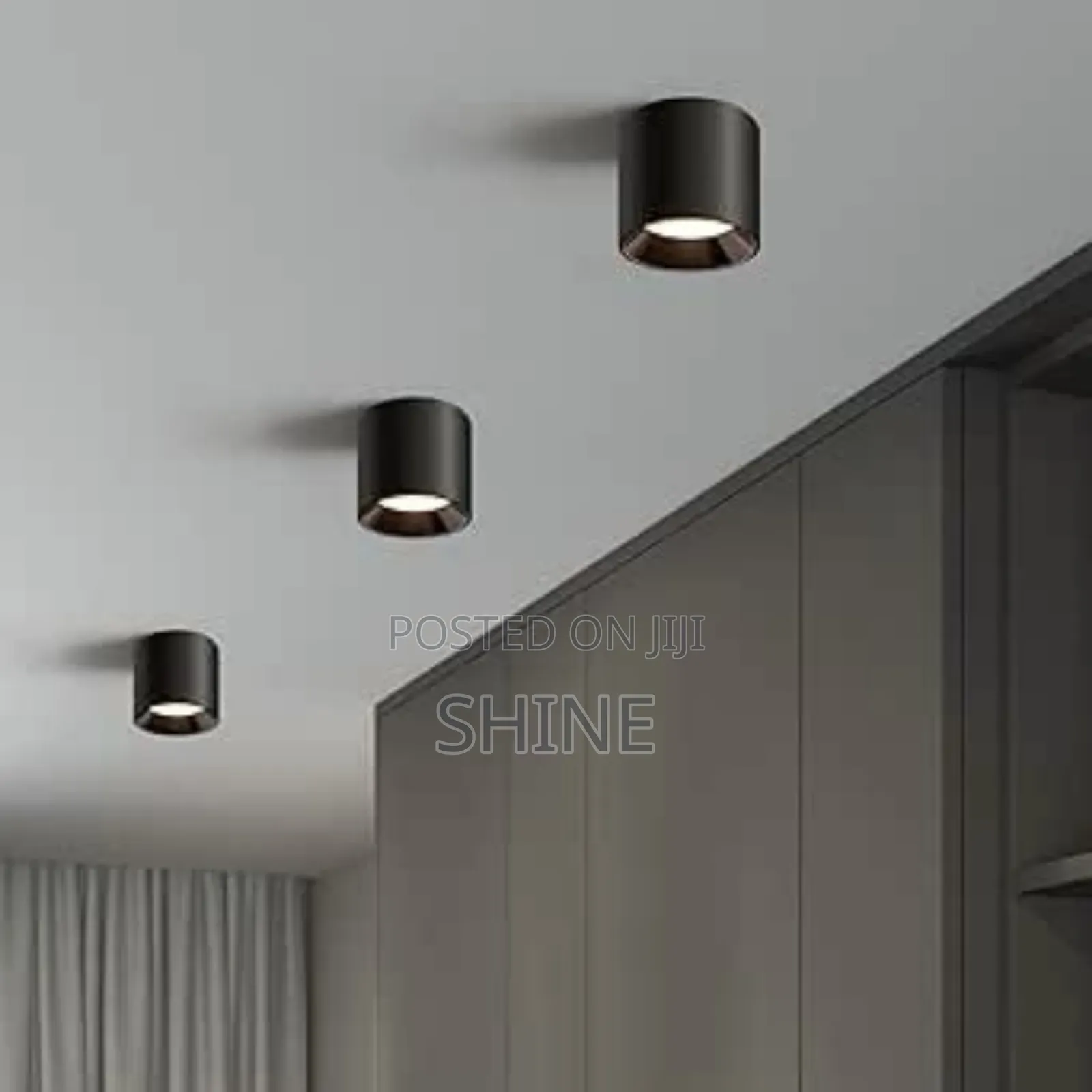 Black Surface Downlighters