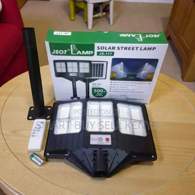 500w Solar Powered Street Light With Remote and in Built Battery
