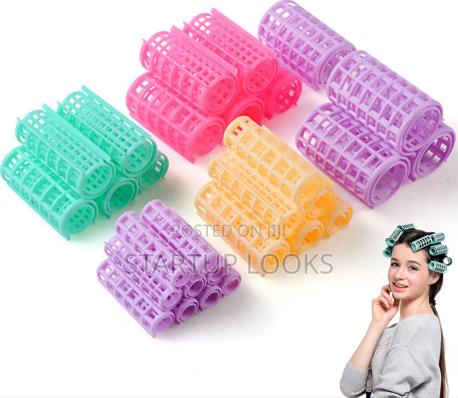 Natural Hair Rollers 2 Packs
