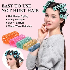 3 Pack Plastic Natural Rollers