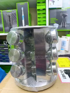 Rotating 12 Jar Spice Carousel(12 Bottles)