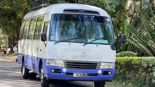 Toyota Coaster 2008 Blue - main view