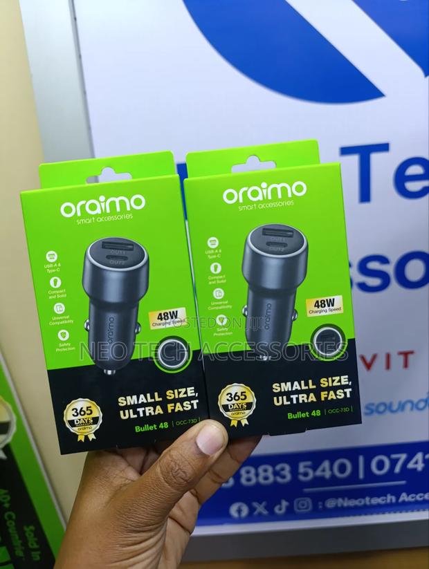 Oraimo Bullet 48 Car Charger - thumbnail 2