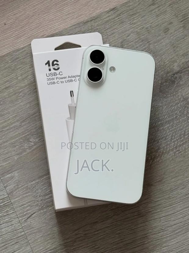 New Apple iPhone 16 256 GB White - thumbnail 2