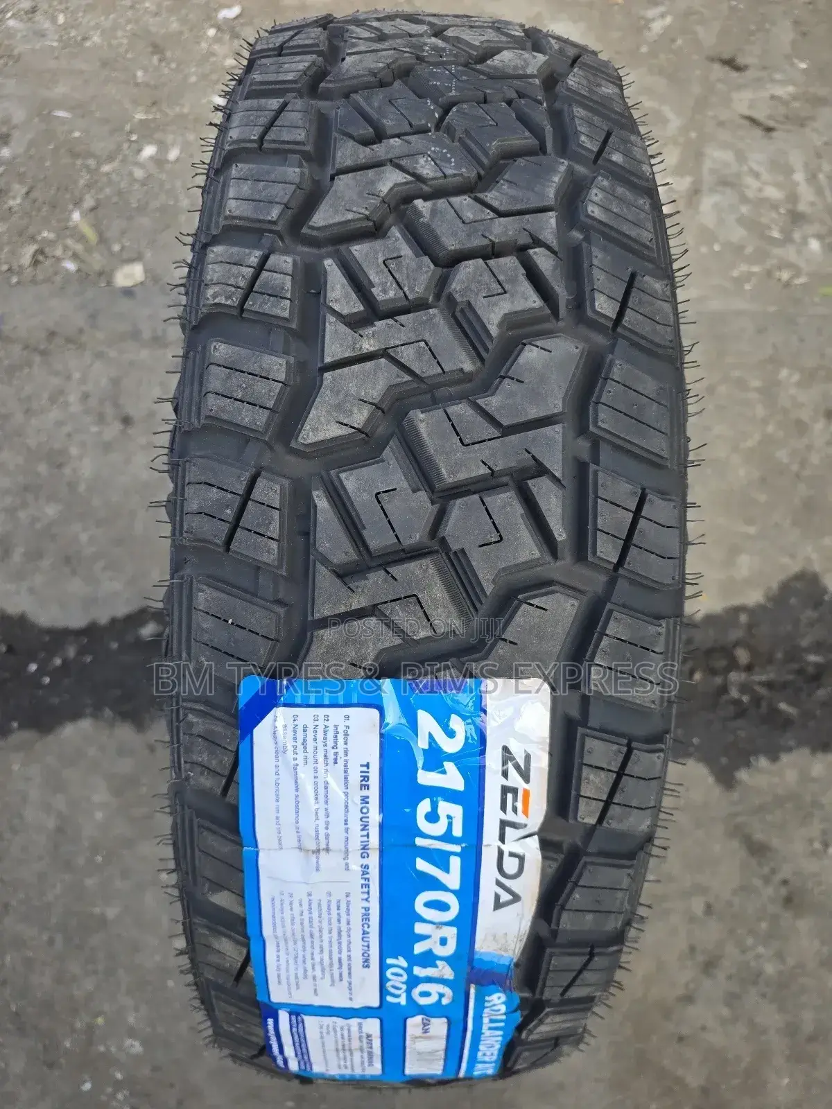215 /70 R16 Zelda Tyres (All Terrein)