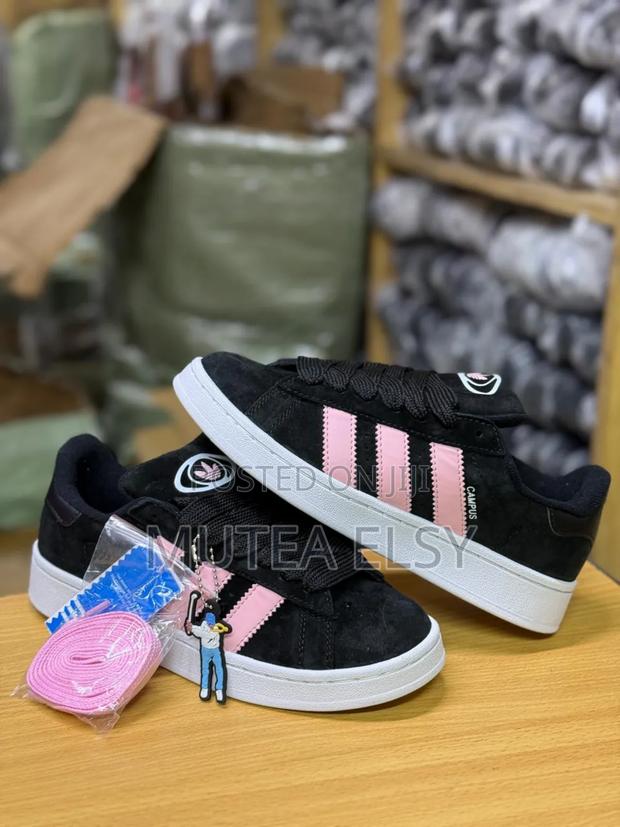 Black,Pink Brawn Campus Sneakers - thumbnail 4