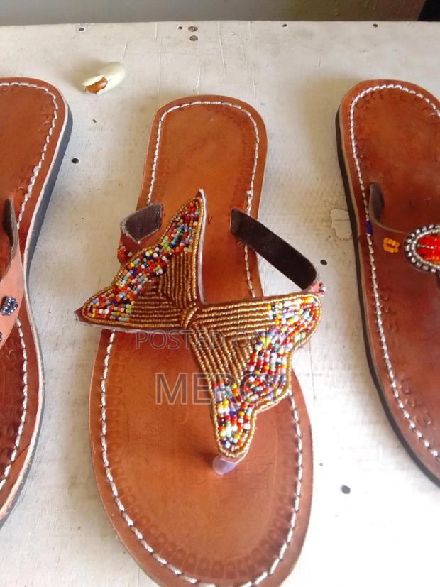 High Quality Leather Maasai Sandals - main view