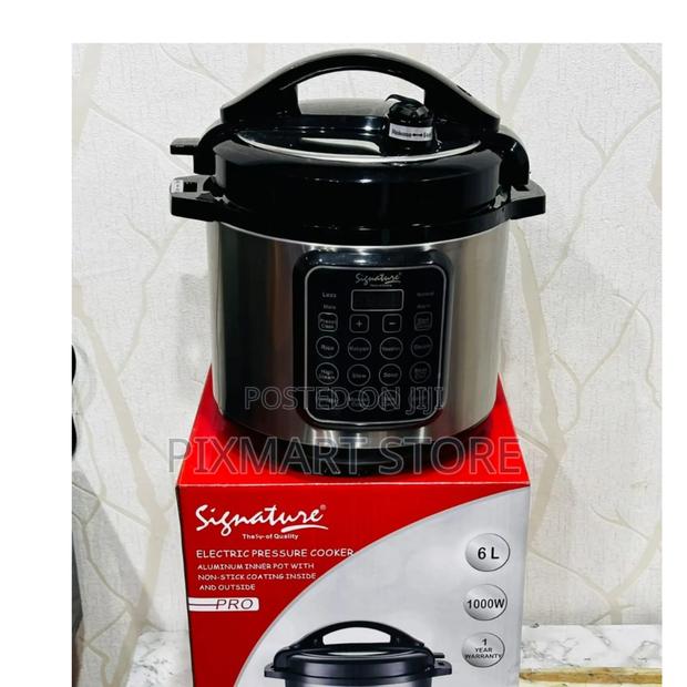 Signature 6l Electric Pressure Cooker – Fast, Safe Easy Cooking