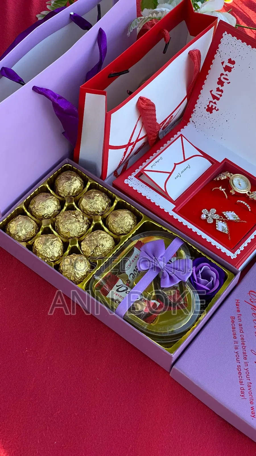Forever Love Pack (Watch,Jewellery,Card,Book Box)