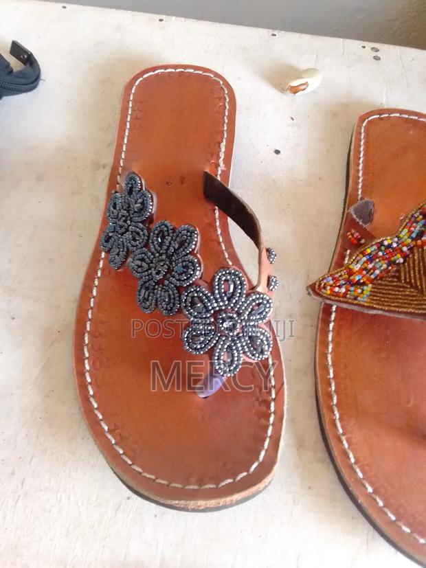 High Quality Leather Maasai Sandals - thumbnail 4