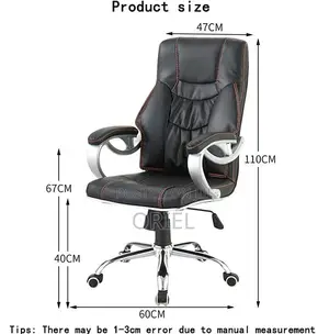 Office Chairs; Comfort-Fit High-Back Executive Office Chair