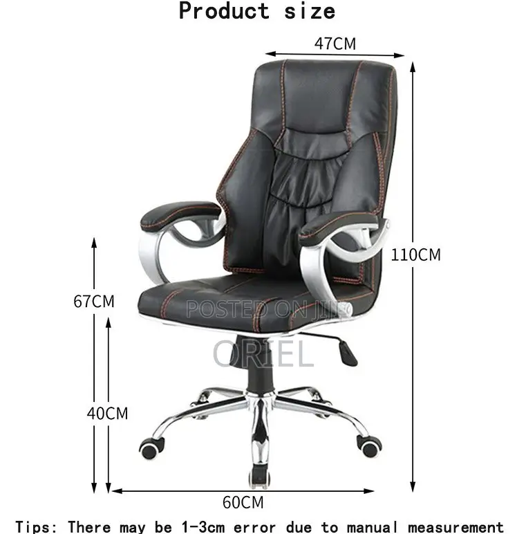 Office Chairs; Comfort-Fit High-Back Executive Office Chair