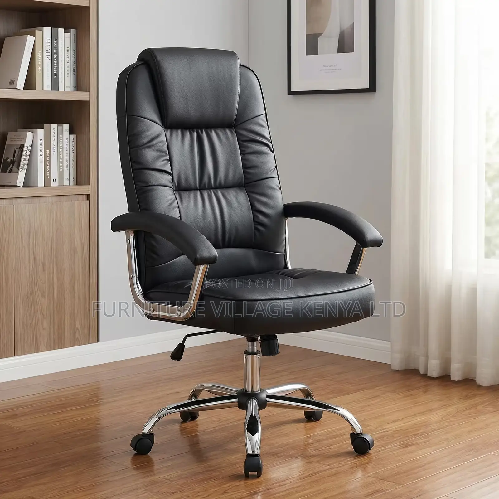 Office Chair; Executive Leather Office Seat