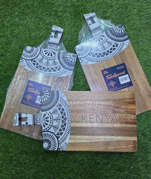 New Rectangular Acacia Wood Cutting/Chopping Board - thumbnail 3