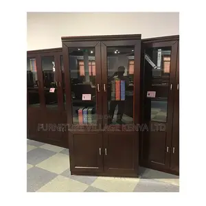 Office Cabinet; 2 Door Mahogany File Cabinet