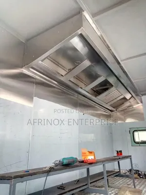Kitchen Hood Smoke Extraction Unit With 24 Inch Electric Fan