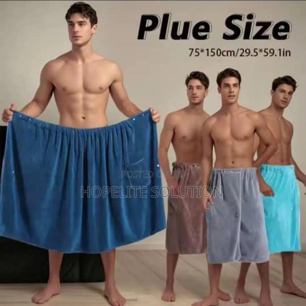 Bath Towel Wrap for Men - main view