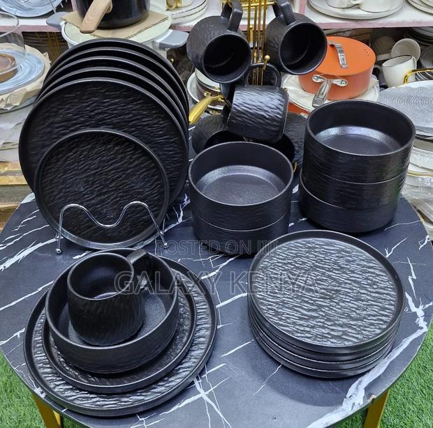24pcs Rock Glazed Ceramic Dinneer Set - main view