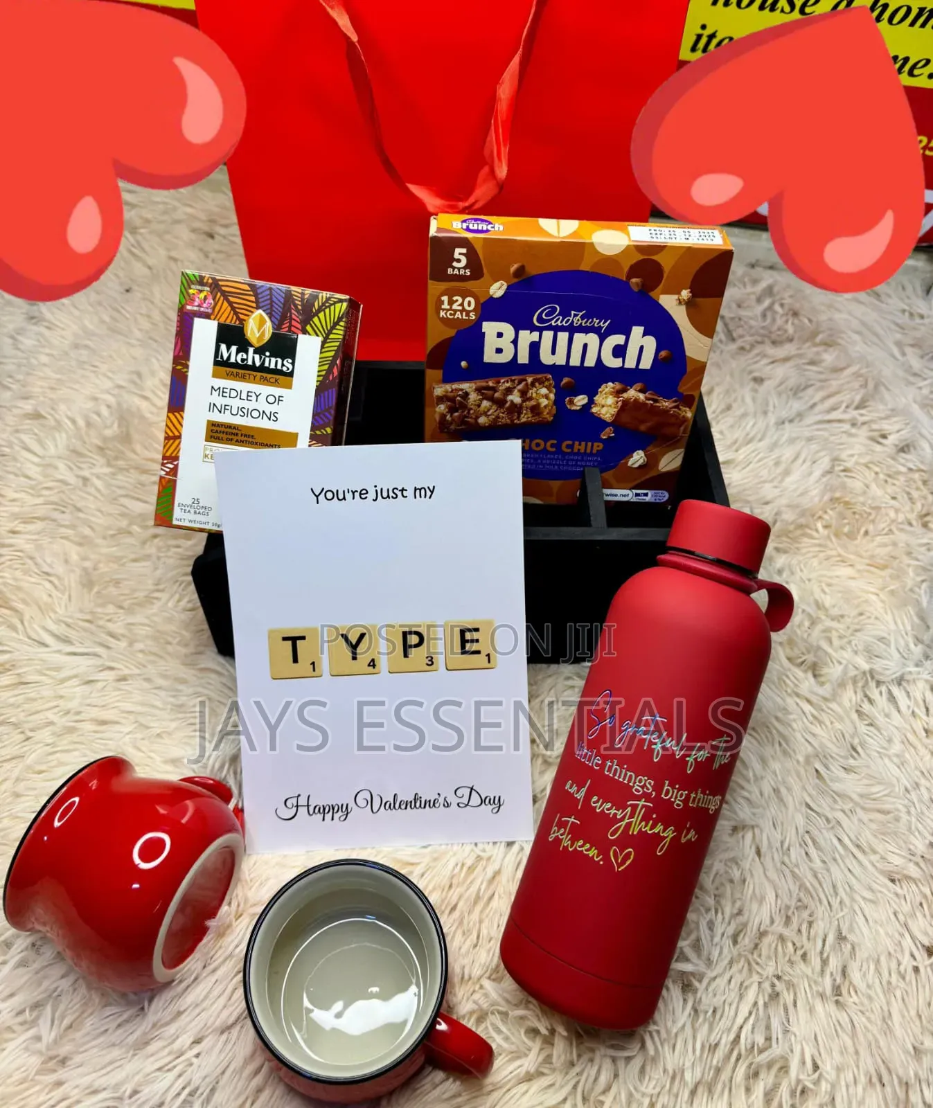 Red Velvet Valentines Essentials Gift Pack