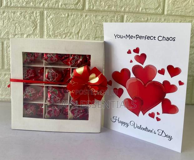 Valentines Gift: 12pcs Luxury Truffle Chocolate Card Set
