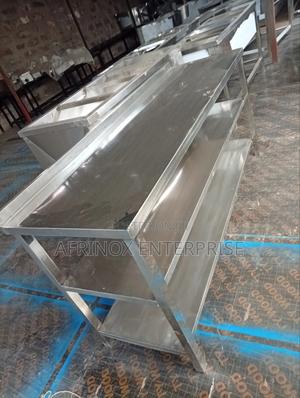 Working Table With Two Under Shelves, - thumbnail 2