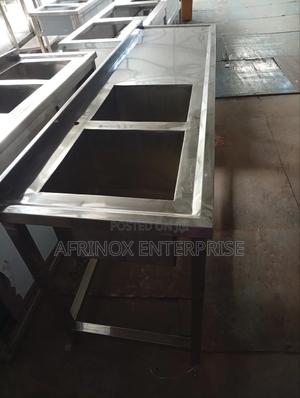 Double Bowl Commercial Sink - thumbnail 2