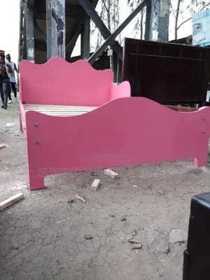 Pink Wooden Kids Bed 3 by 6