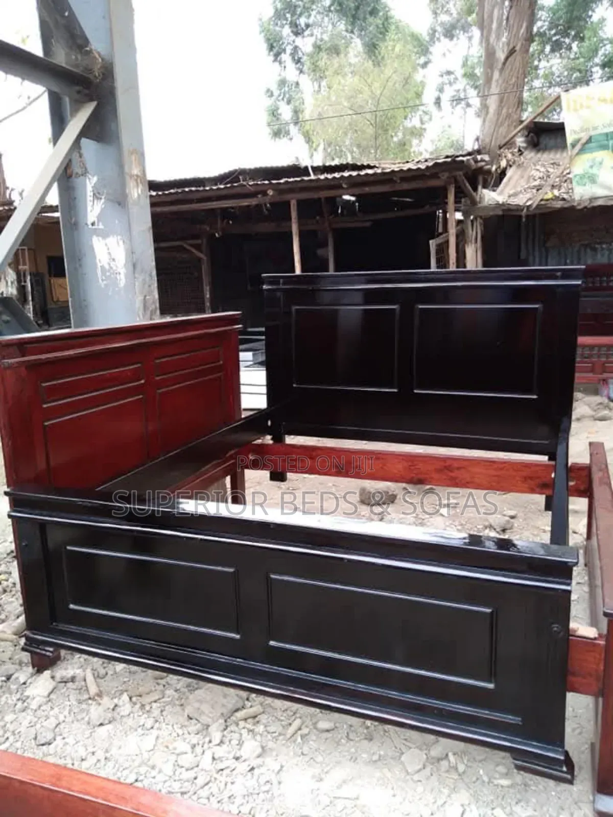 Luxury Glossy Panel Bed on Sale