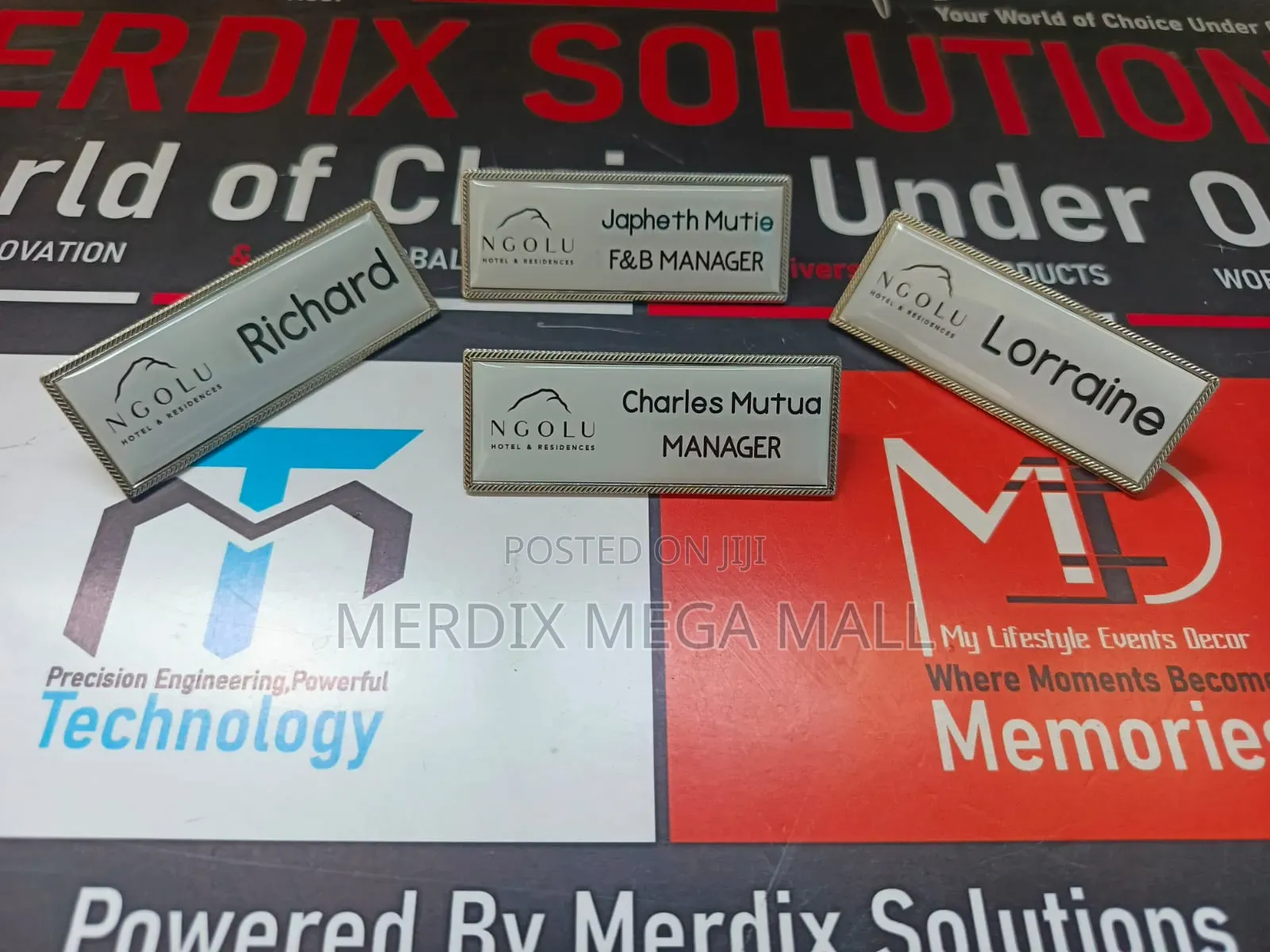 Silver Executive Name Tag,Name Tags