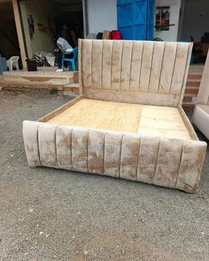 Beige Channel Bed Size 5 by 6 - thumbnail 2