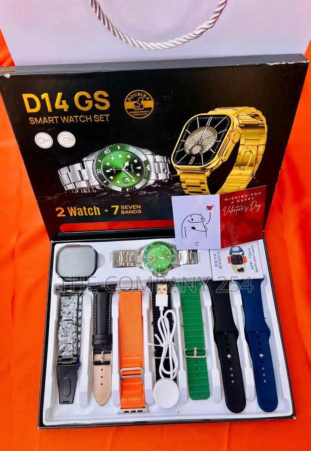 D14 Gs Smartwatch – Stylish Smart! Display: Tft Unisex Watches - thumbnail 2