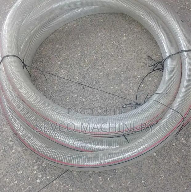Heavy Duty 2.5" 30m Clear Wired Suction Pipe