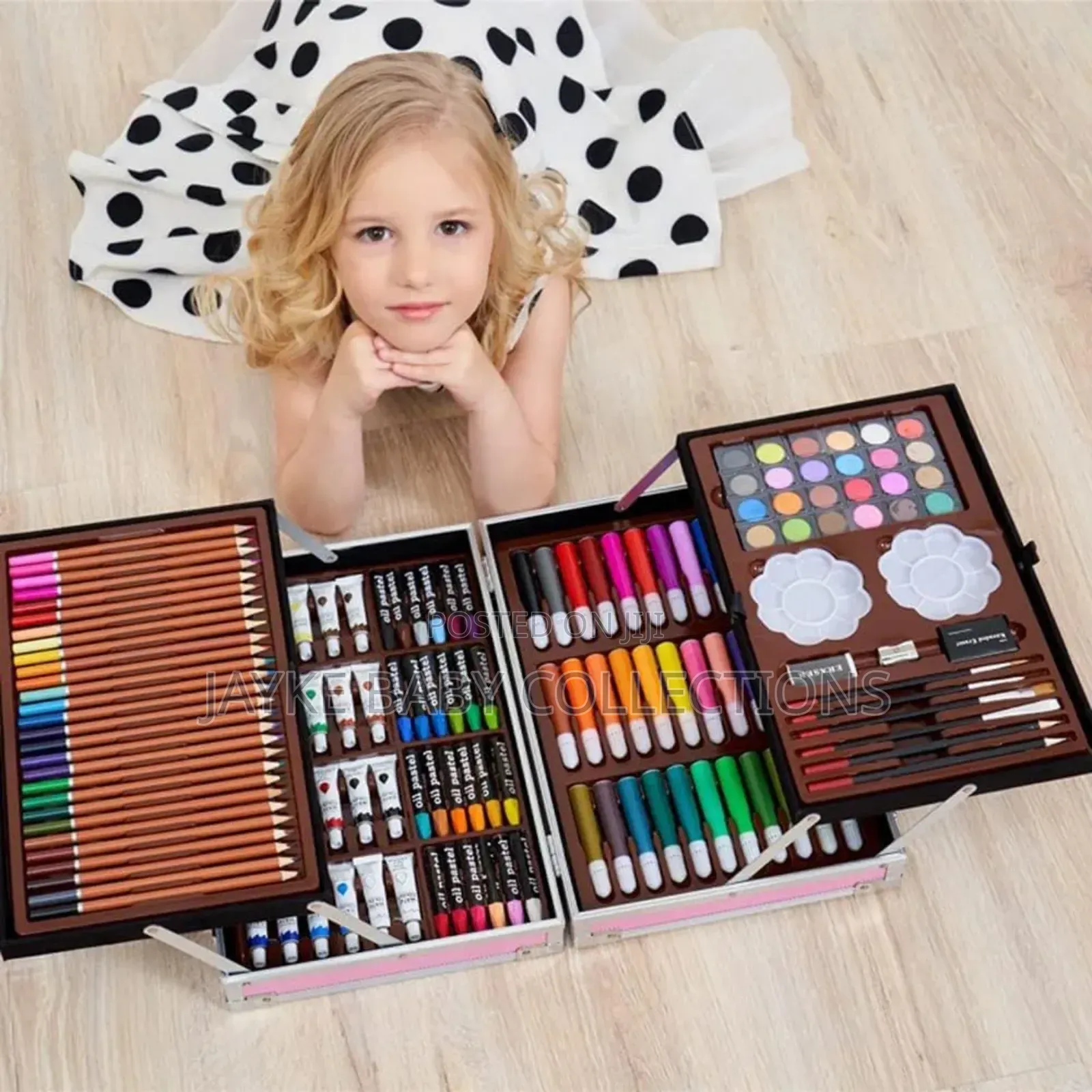 145pc Art Set in Case | Kids Teens Drawing Kit