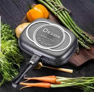 *_Dessini Double Grill Pan*_ 
 *Original Die Cast* *40cm