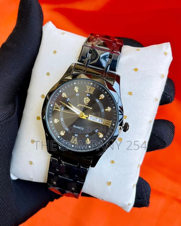 Gohuos 8801 Calendar Display. Stainless Luminous Display Watches - main view