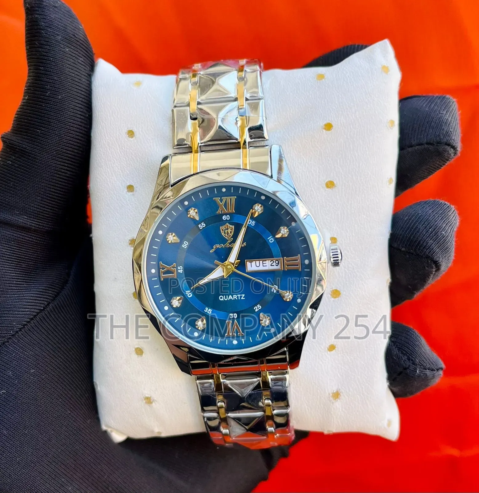 Gohuos 8801 Calendar Display. Stainless Luminous Display Watches