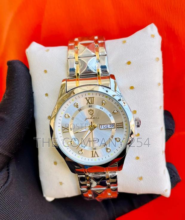 Gohuos 8801 Calendar Display. Stainless Luminous Display Watches - thumbnail 4