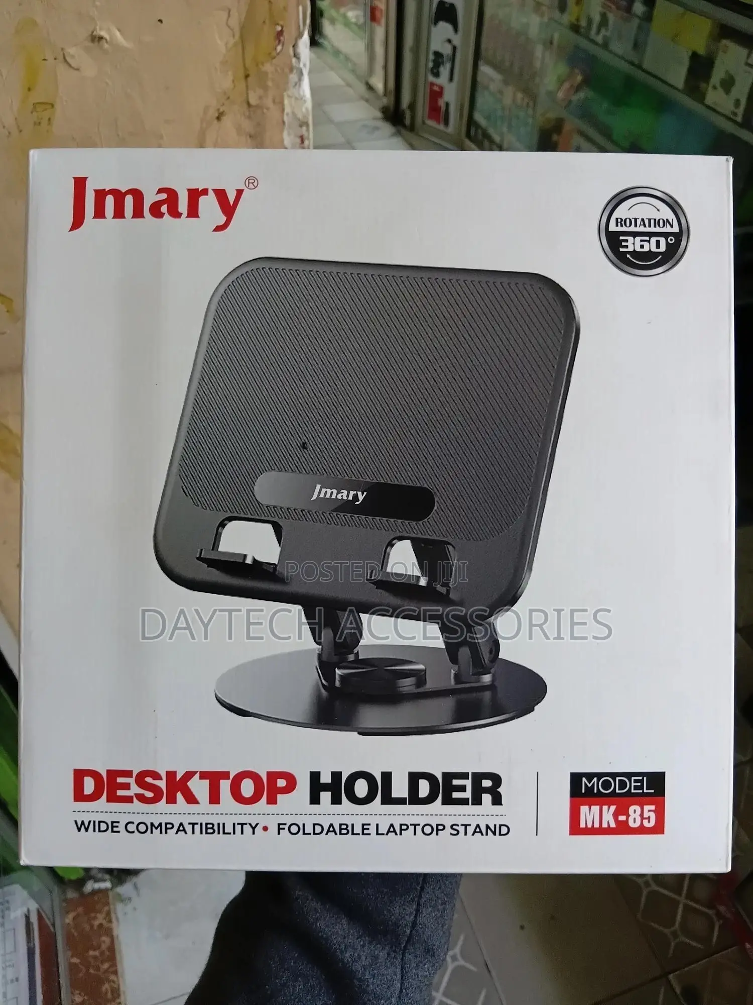Jmary Mk-85 360 Degree Rotation Foldable Laptop Tablet Holder
