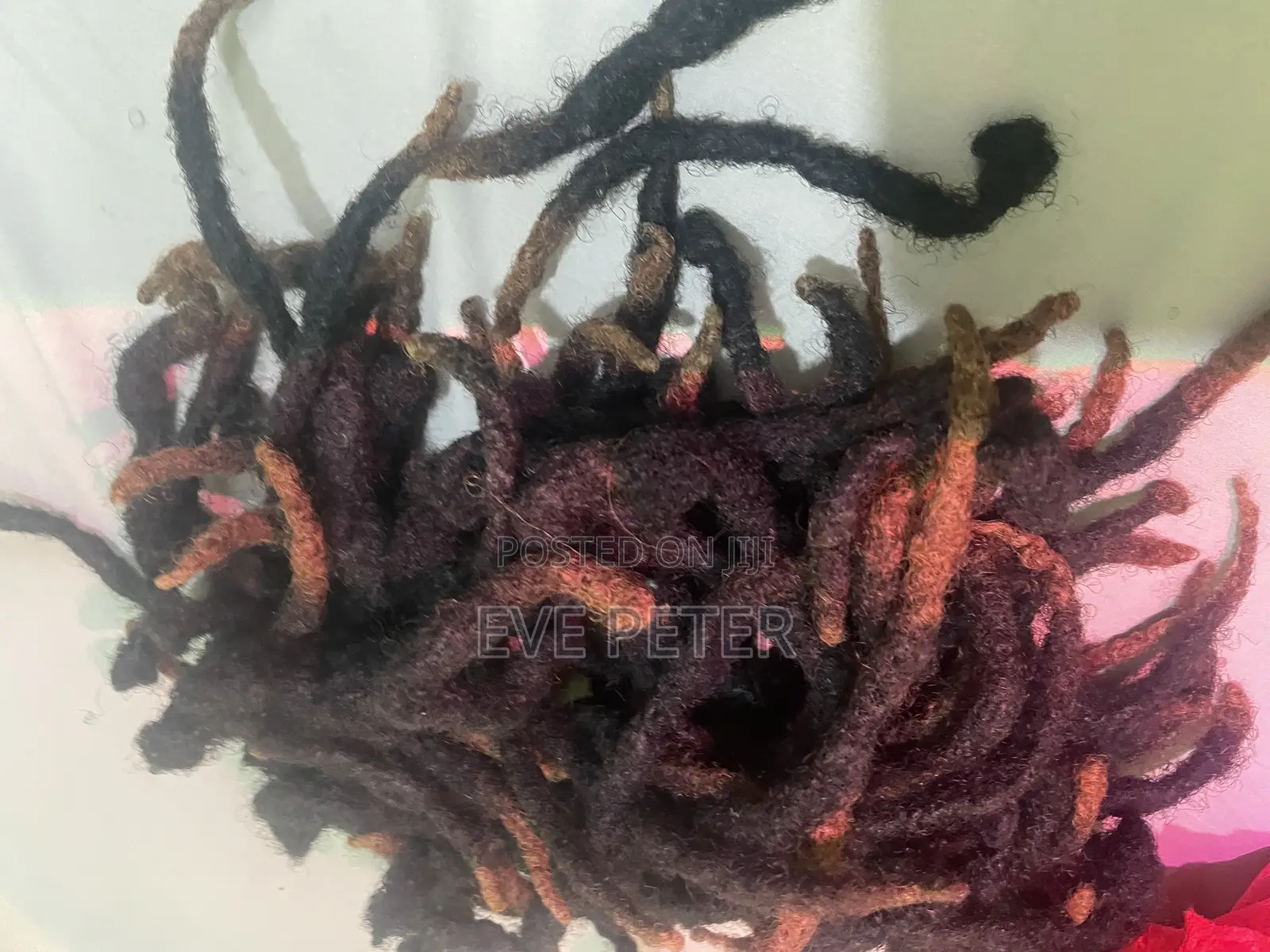 Premium 4c Dreadlocks With Highlighted Brown Tips - Ready To Install